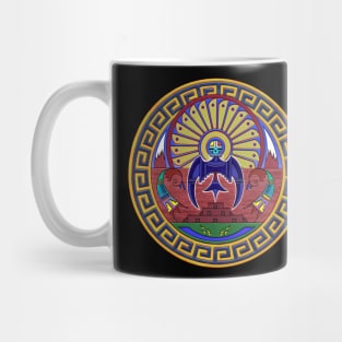 Kokopelli, Thunderbird and Sun Mug